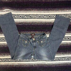 Angels Women's Blue and Navy Jeans